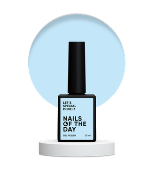 NAILSOFTHEDAY Let's special Dune/3 - hybrydowy lakier do paznokci, jednowarstwowy, 10 ml