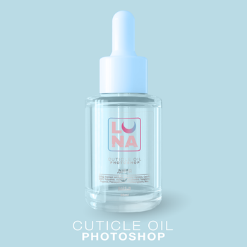 Lunamoon Photoshop Oil - suchy olejek do skórek o aromacie melona, 30 ml
