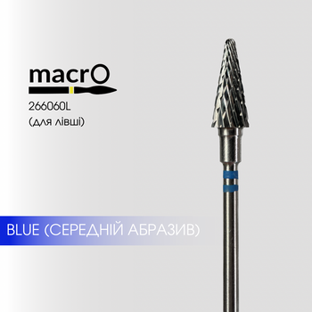 macrO Frez z węglika spiekanego dla leworęcznych - niebieski 266060BL