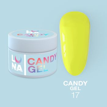 LUNAmoon Candy Gel Nr.17 - żel budujący, 15 ml