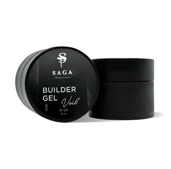 SAGA Professional Builder Gel Veil 09, 15 ml