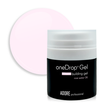 Adore One Drop Gel  No.06 Rose Water - żel do przedłużania paznokci, 30 g