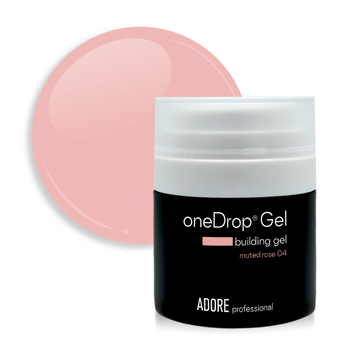Adore One Drop Gel  No.04 Muted Rose - żel do przedłużania paznokci, 30 g