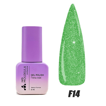 Molekula Professional Lakier hybrydowy Flash Effect F14, 6 ml