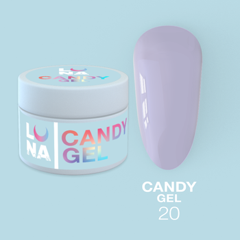 LUNAmoon Candy Gel Nr.20 - żel budujący, 15 ml