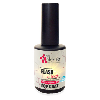 Molekula Professional Top Flash Effect No Sticky (odblaskowy), 12 ml