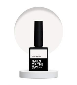 NAILSOFTHEDAY Cover Base Milk, kamuflująca baza do paznokci, 10 ml