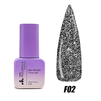 Molekula Professional Lakier hybrydowy Flash Effect F02, 6 ml