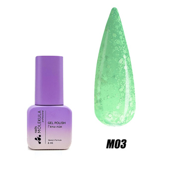 Molekula Professional Lakier Hybrydowy Marshmallow M03, 6 ml