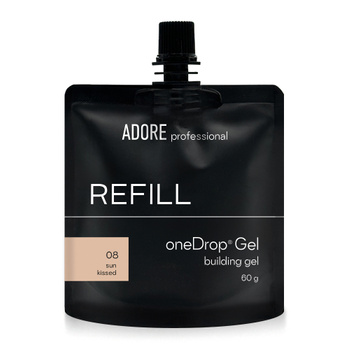 Adore Refill One Drop Gel No.08 Sun Kissed - żel do przedłużania paznokci, 60 g