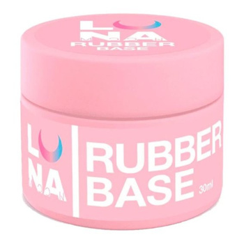 LUNAmoon Rubber Base transparentna baza hybrydowa, 30 ml