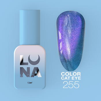 LUNAmoon Lakier hybrydowy Color Cat Eye Nr.255, 13 ml