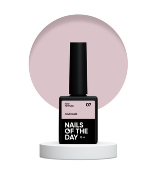 NAILSOFTHEDAY Cover base NEW Formula 07 -  baza hybrydowa, 10 ml