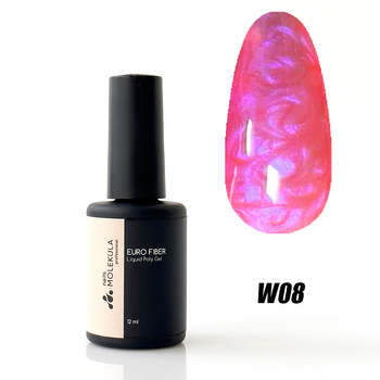 Molekula Professional Euro Fiber Gel W08 North Light, 12ml