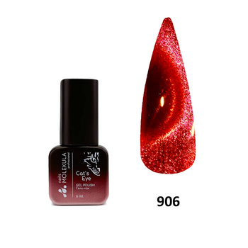 Molekula Professional Lakier hybrydowy 9D Cat's Eye Effect nr.906, 6 ml