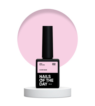 NAILSOFTHEDAY Cover base NEW Formula 02 -  baza hybrydowa, 10 ml