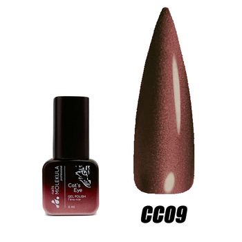 Molekula Professional Lakier hybrydowy Ceramic Cat's Eye CC09, 6 ml