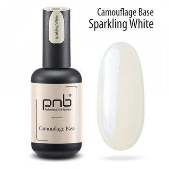 PNB Baza Kamuflująca UV/LED, Sparkling White 17ml