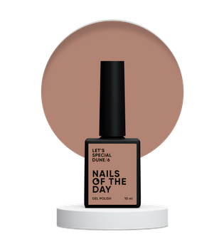 NAILSOFTHEDAY Let's special Dune/6 - hybrydowy lakier do paznokci, jednowarstwowy, 10 ml