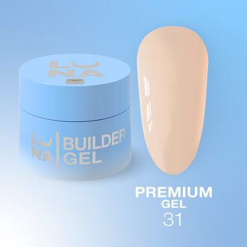 LUNAmoon Premium Gel Nr.31 - żel budujący, 30 ml