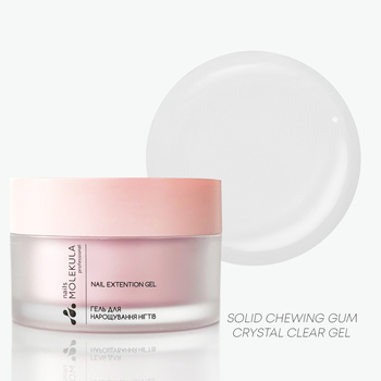 Molekula Professional Solid Chewing Gum Crystal Clear Gel SC01, 15 ml