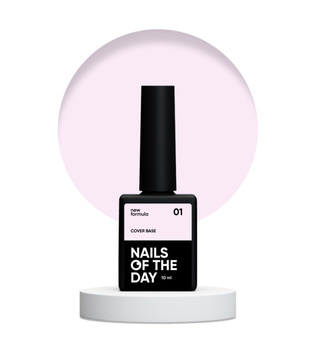 NAILSOFTHEDAY Cover base NEW Formula 01 -  baza hybrydowa, 10 ml