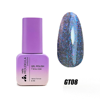 Molekula Professional Lakier hybrydowy Glint Touch GT08, 6 ml