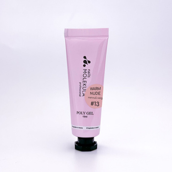 Molekula Professional Poly Gel Nr.13 Warm Nude, 15 ml
