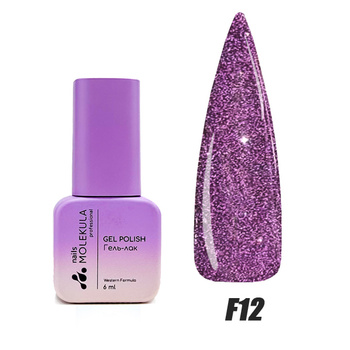 Molekula Professional Lakier hybrydowy Flash Effect F12, 6 ml