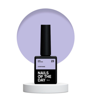 NAILSOFTHEDAY Cover base NEW Formula 23 - fioletowa baza hybrydowa, 10 ml