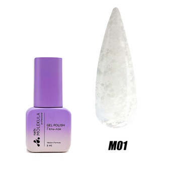 Molekula Professional Lakier Hybrydowy Marshmallow M01, 6 ml