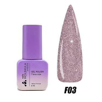 Molekula Professional Lakier hybrydowy Flash Effect F03, 6 ml