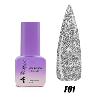 Molekula Professional Lakier hybrydowy Flash Effect F01, 6 ml