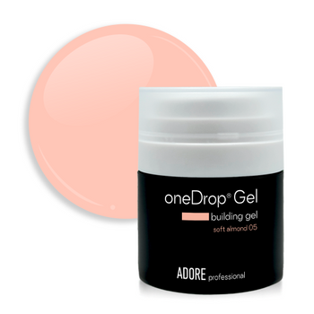 Adore One Drop Gel  No.05 Soft Almond - żel do przedłużania paznokci, 30 g