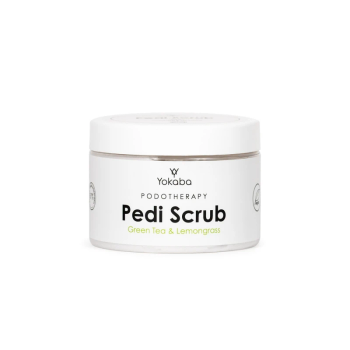 Pedi Scrub Green Tea & Lemongrass Podotherapy Yokaba, 300 g