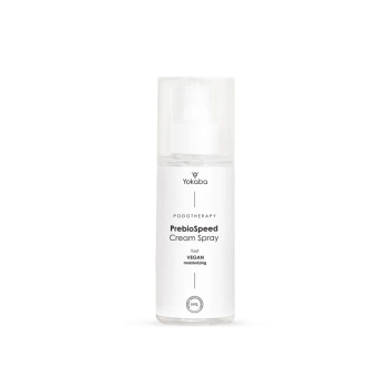 Nowy PrebioSpeed Cream Spray Foot Vegan Moisturizing Podotherapy Yokaba, 150 ml