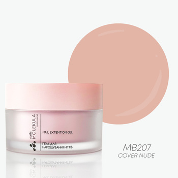 Molekula Professional Builder Gel Mousse MB207 - Cover Nude, 30 ml