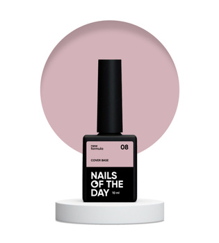 NAILSOFTHEDAY Cover base NEW Formula 08 -  baza hybrydowa, 10 ml