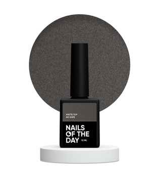 NAILSOFTHEDAY Matte Top no wipe - top matowy bez lepkiej warstwy bez UV-filtru, 10 ml