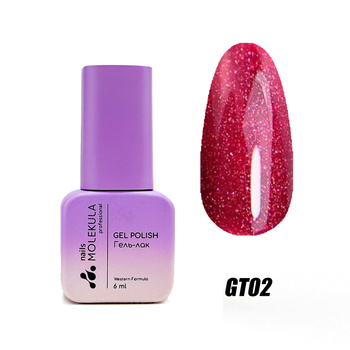 Molekula Professional Lakier hybrydowy Glint Touch GT02, 6 ml