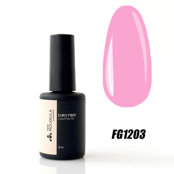 Molekula Professional Euro Fiber Gel FG1203 - pink, 12ml
