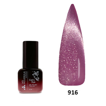 Molekula Professional Lakier hybrydowy 9D Cat's Eye Effect nr.916, 6 ml