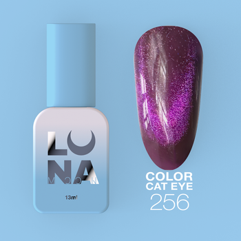 LUNAmoon Lakier hybrydowy Color Cat Eye Nr.256, 13 ml