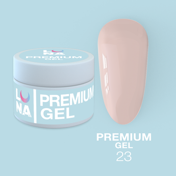 LUNAmoon Premium Gel Nr.23 - żel budujący, 30 ml