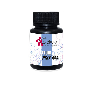 Molekula Professional Fluid Poly Gel - płyn do polygelu, 30 ml