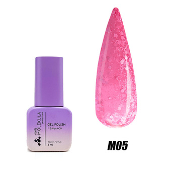 Molekula Professional Lakier Hybrydowy Marshmallow M05, 6 ml