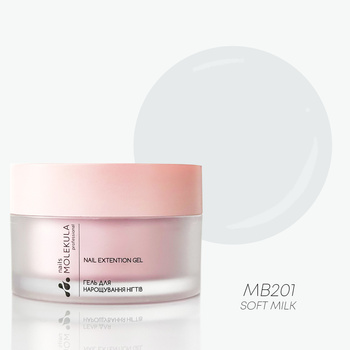 Molekula Professional Magnetic Muse Gel MB201 - Soft Milk, 15 ml