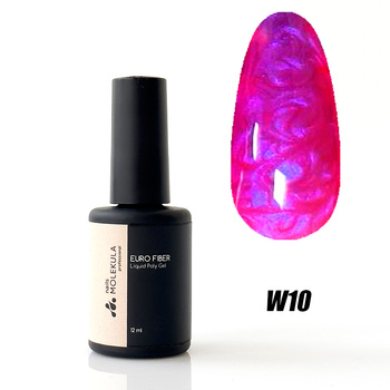 Molekula Professional Euro Fiber Gel W10 Astral Night, 12ml