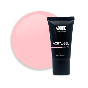 ADORE Cover Acryl Gel 03 Pink - akrylowy żel kamuflażowy, 30 ml