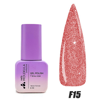 Molekula Professional Lakier hybrydowy Flash Effect F15, 6 ml